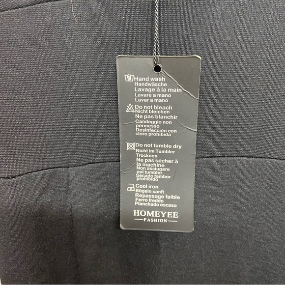 Homeyee MIDI Sundress Size 8 Black Stretch Bodycon Sweetheart Neck Party Stretch - Picture 12 of 14